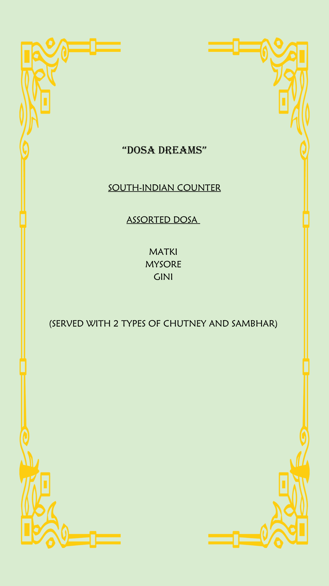 Menu page 11