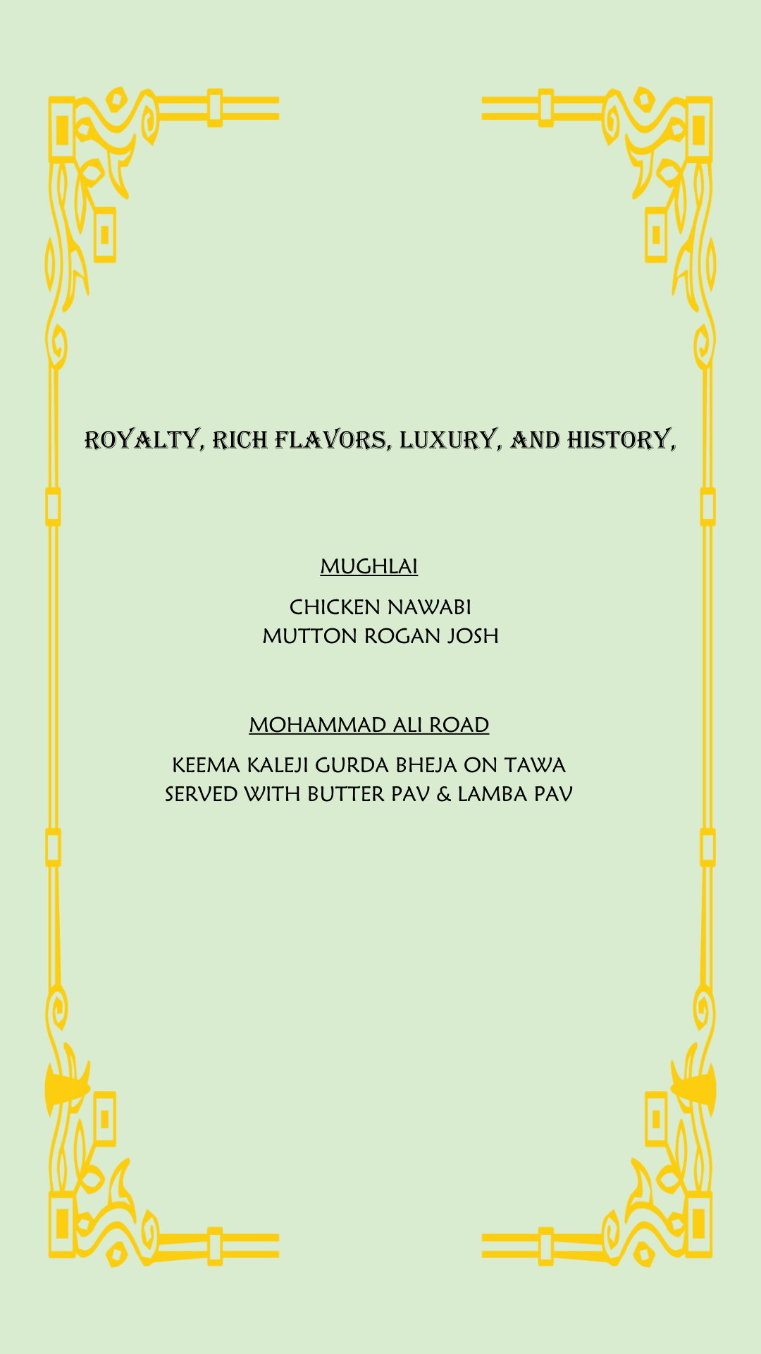 Menu page 20